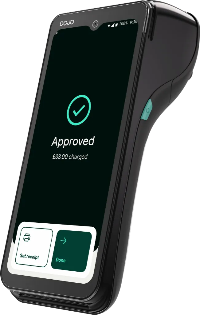 Dojo Max card machine in Stealth Black